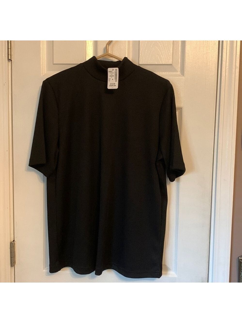 Nwt penningtons Black ribbed t shirt size X